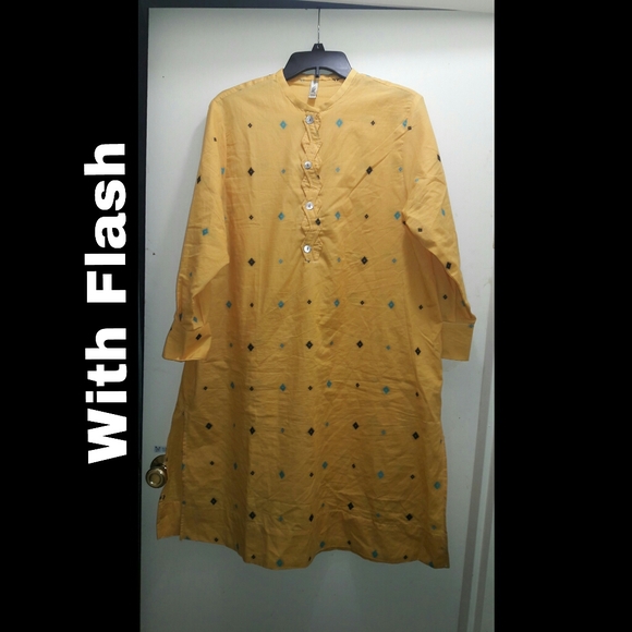 Yellow 1-piece Kurti - Picture 2 of 7
